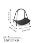 Aberto Design GED-017 Accesorio Decorativo de Metal Negro